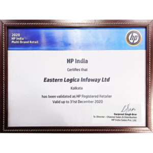 HP CERTIFICATE 1